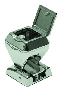 Пепельница-перстень; 3,4х3,4х4,9 см; металл; лазерная гравировка, шильд